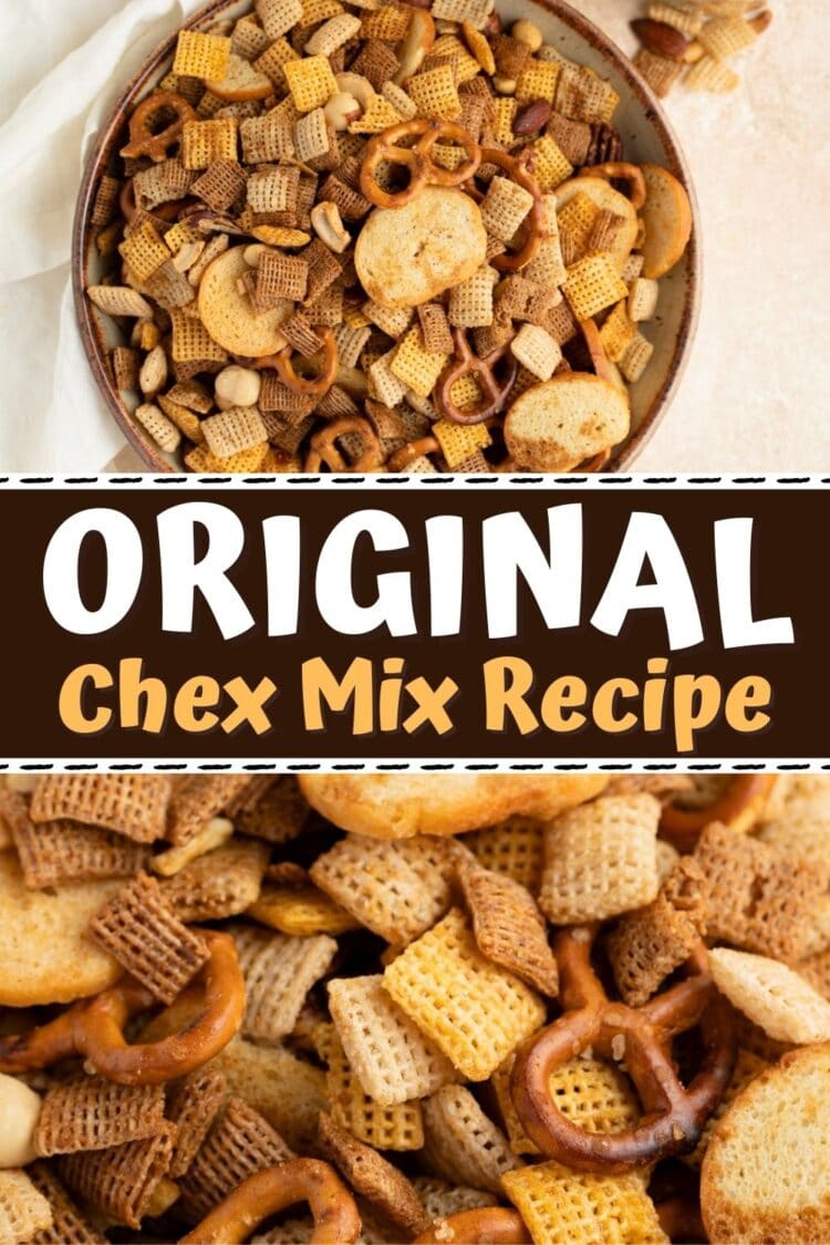 Original Chex Mix
 Original Chex Mix Recipe Best Party Snack Insanely Good