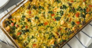 Sausage Casserole with Egg and Vegetables