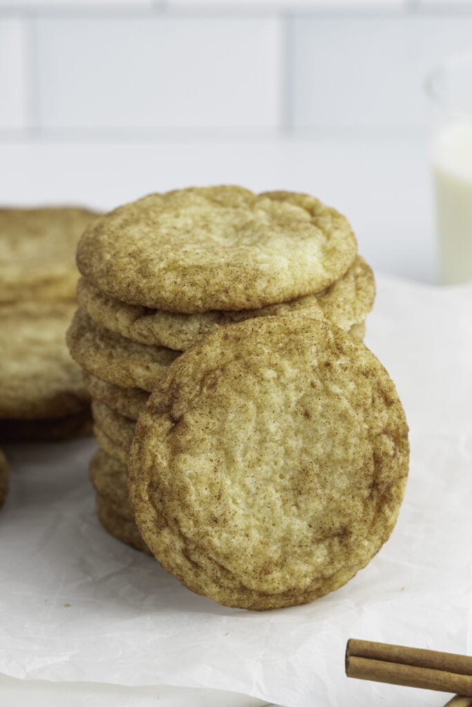 Soft and Chewy Snickerdoodle Cookies