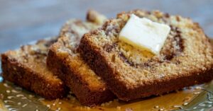 Tasty Amish Cinnamon Bread with Butter