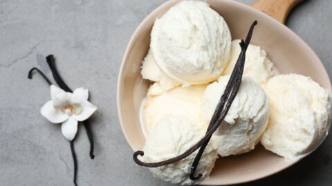 Cold Vanilla Bean Ice Cream