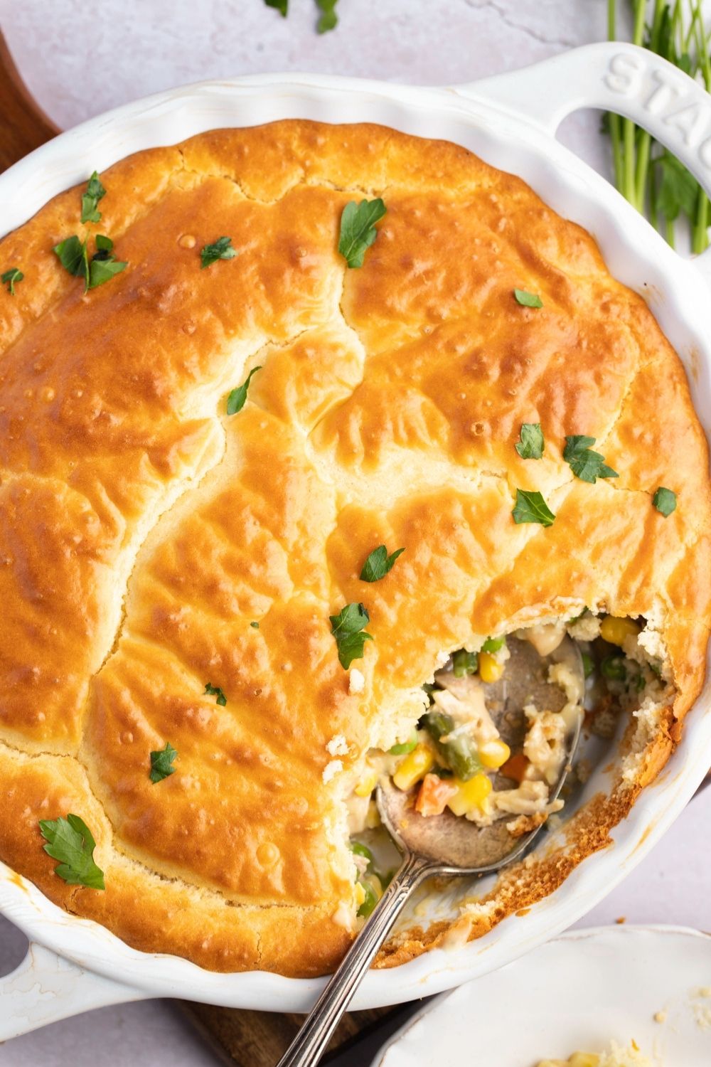 Comforting Chicken Pot Pie with Chicken and Vegetables