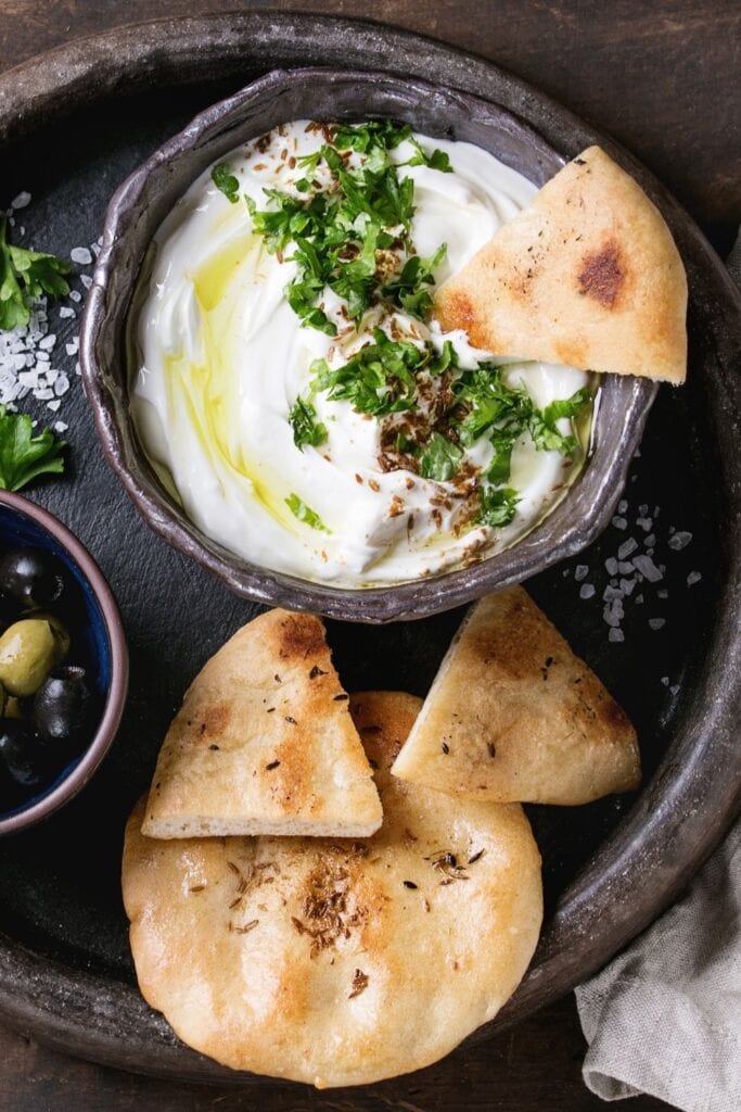 Cream Cheese Dip with Bread