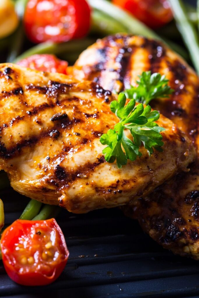 Grilled Chicken with Tomatoes