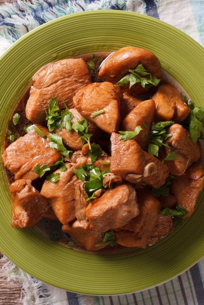 Homemade Chicken Adobo with Herbs