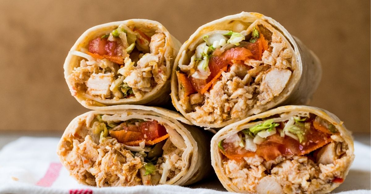 Homemade Chicken Shawarma with Vegetables