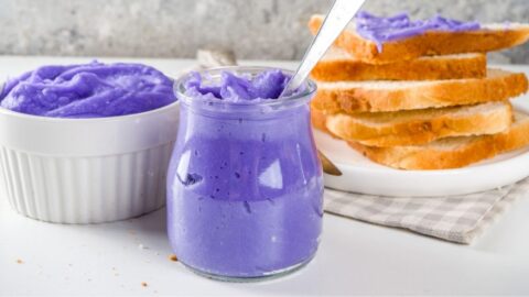 Homemade Ube Halaya with Bread