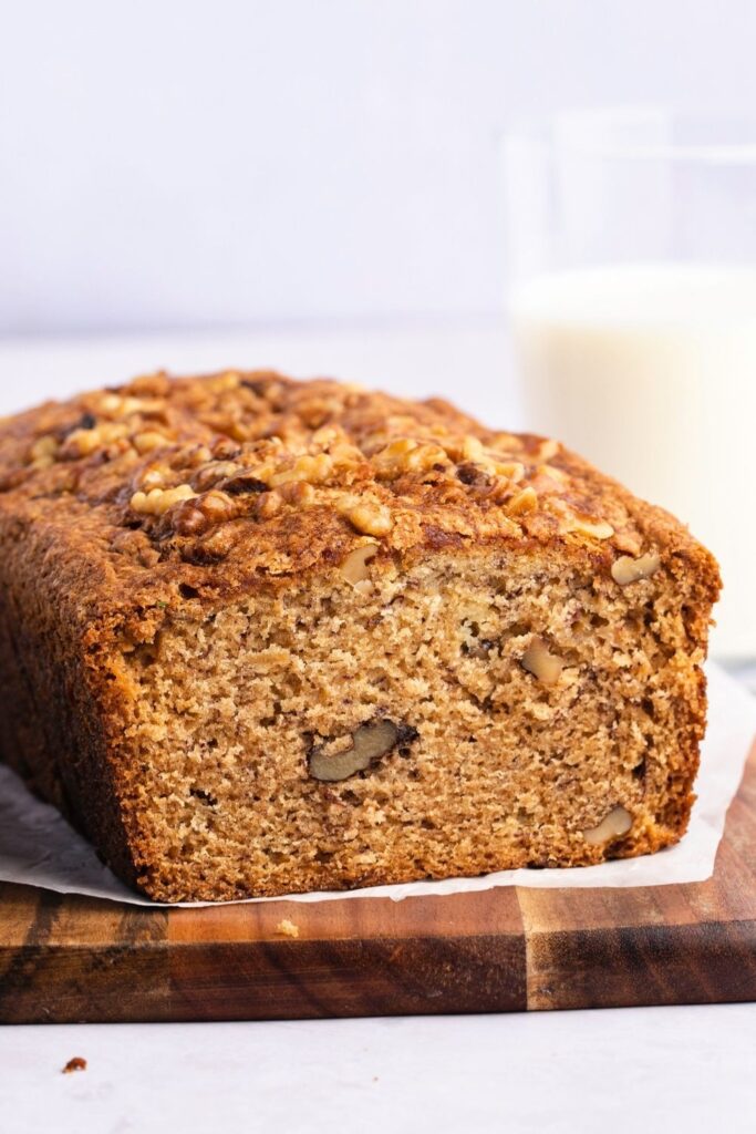 Moist and Tender Banana Bread with Walnuts