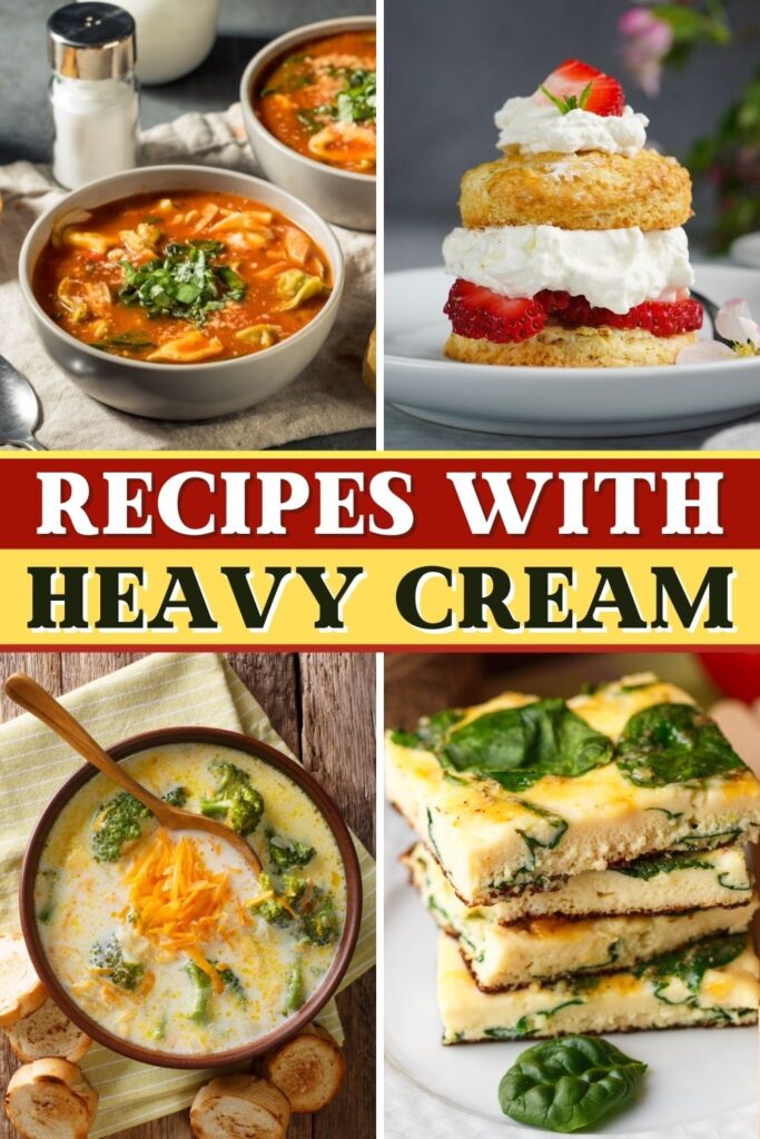 Recipes with Heavy Cream
