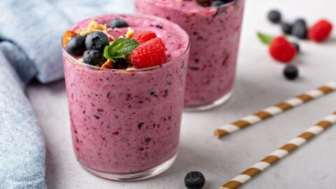 Refreshing Mixed Berry Smoothies with Fresh Berries