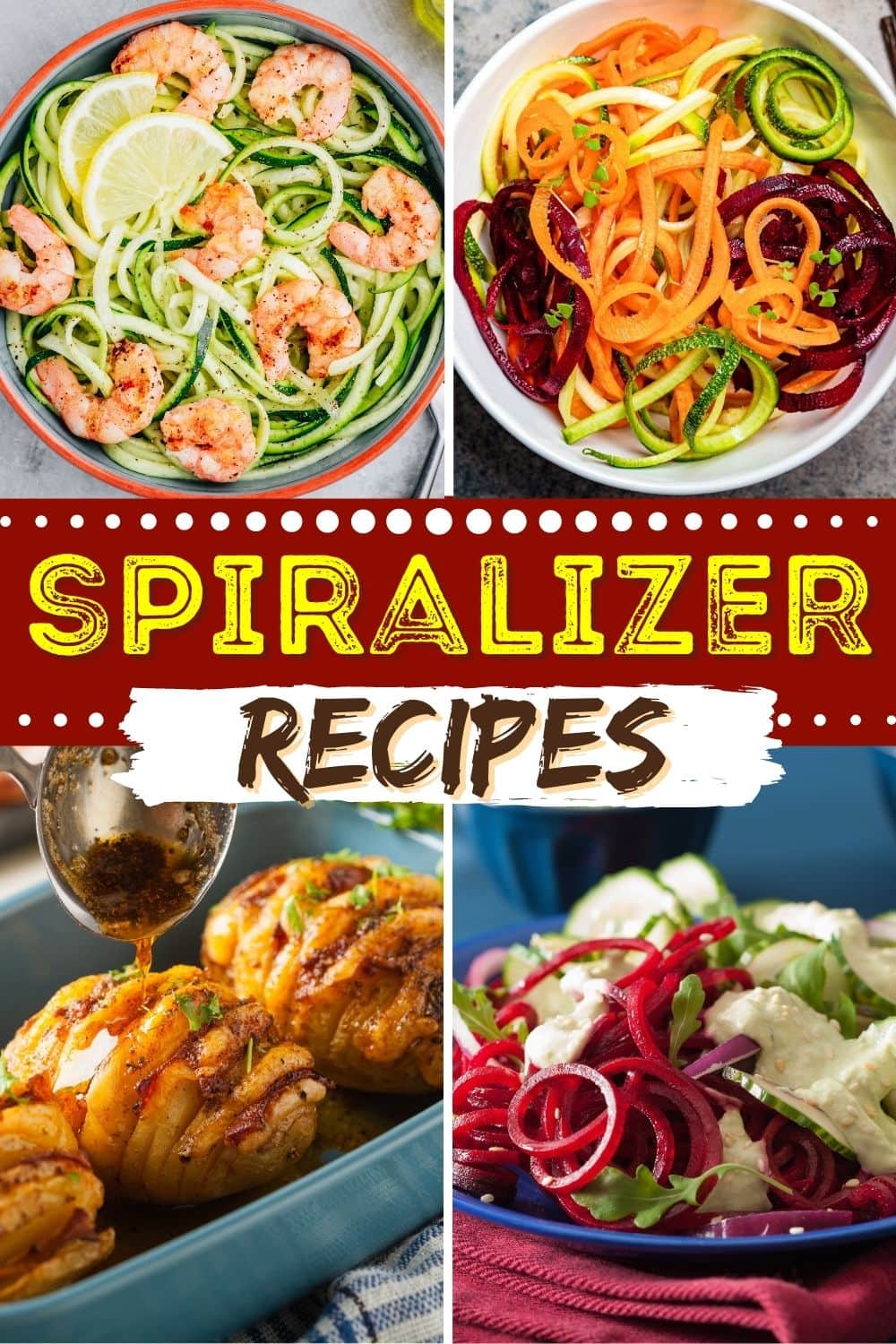 25 Easy Spiralizer Recipes That Go Beyond Zoodles - Insanely Good