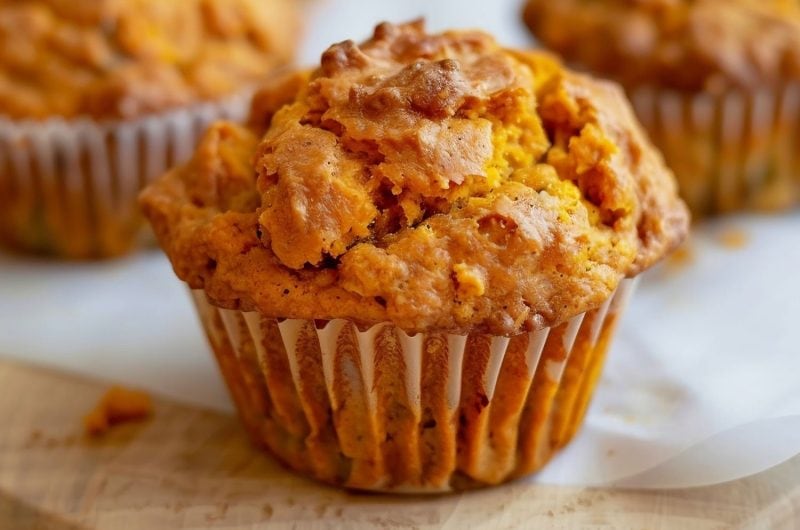 Two-Ingredient Pumpkin Muffins