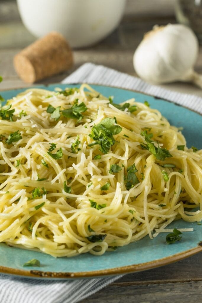20 Best Weight Watchers Pasta Recipes featuring Angel Hair Pasta with Cheese and Garlic