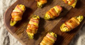 Appetizing Bacon Wrapped Jalapeno Poppers with Cream Cheese