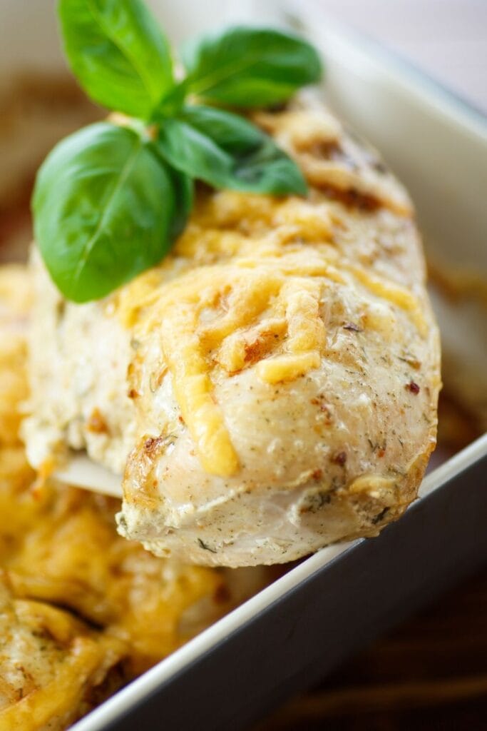 25 Beachbody Recipes To Keep You on Track. Photo shows Baked Chicken Breast with Cheese