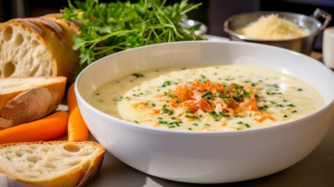 Chicken Soup with Vegetables and Herbs