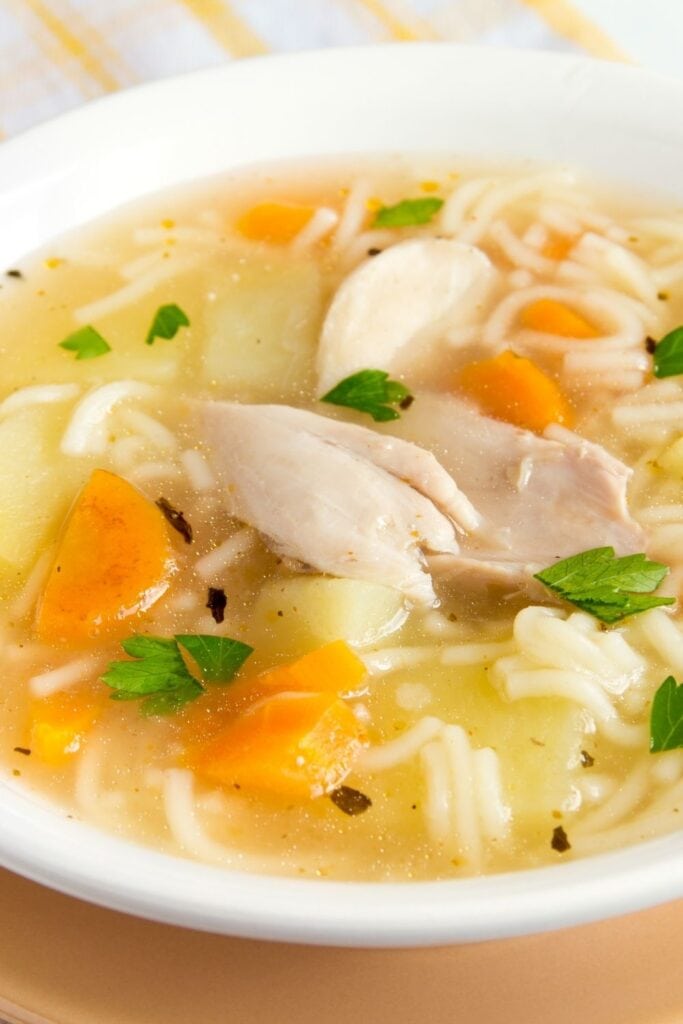 Chicken Noodle Soup with Vegetables