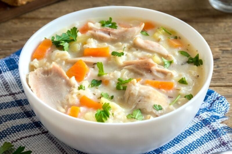 Panera Chicken and Wild Rice Soup (Copycat Recipe)