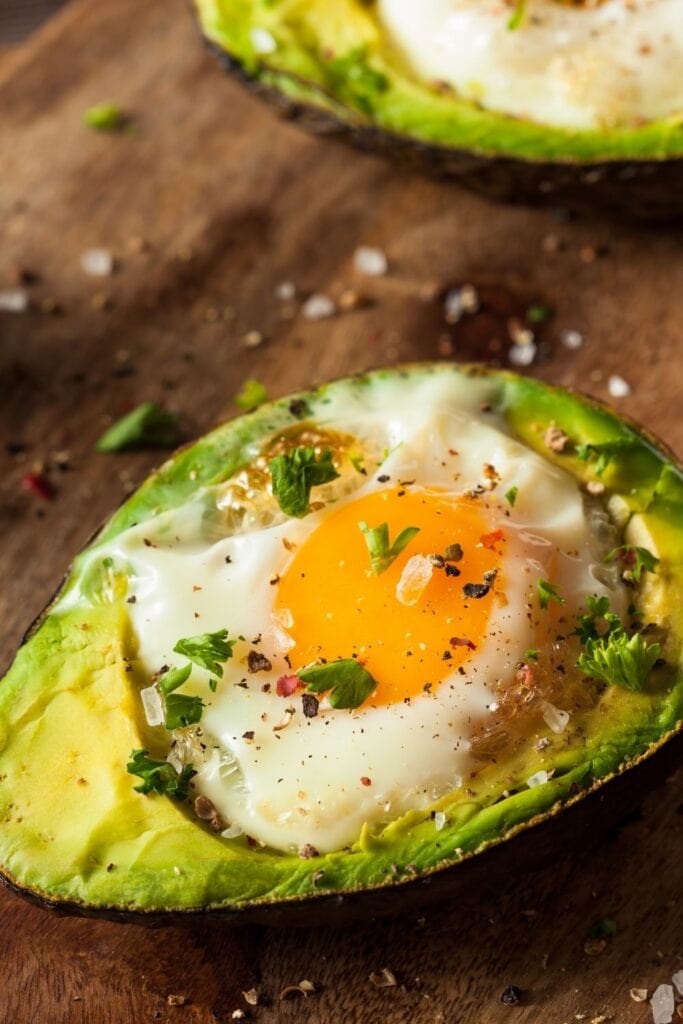 25 Easy Noom Diet Recipes You Have To Try featuring Homemade Baked Avocado and Egg