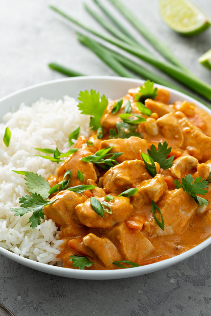 Homemade Butter Chicken with Rice