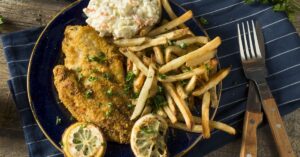 Homemade Cajun Catfish with French Fries