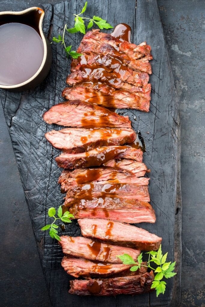 Easy Pit Boss Recipes including Homemade Flank Steak with Sauce