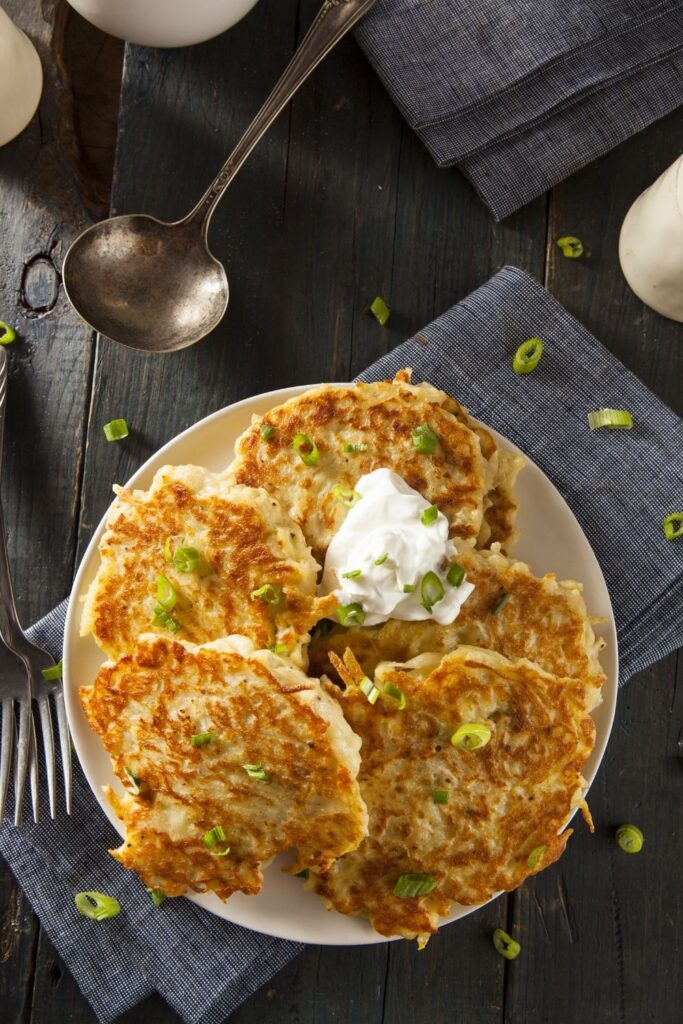 30 St. Patrick's Day Appetizers featuring Homemade Irish Potato Pancakes