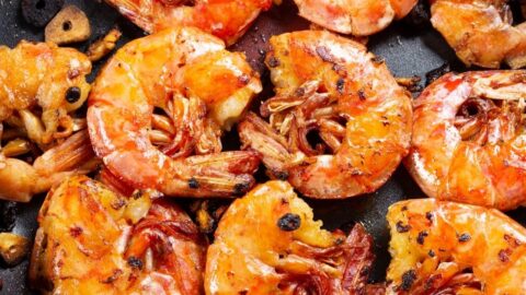 Juicy and Meaty Garlic Shrimp