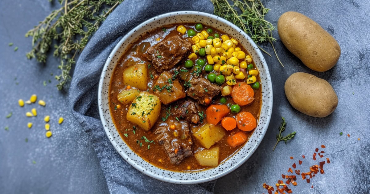 Old-Fashioned Vegetable Beef Soup Recipe