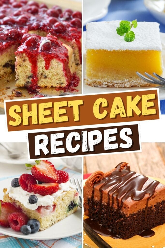 Sheet Cake Recipes