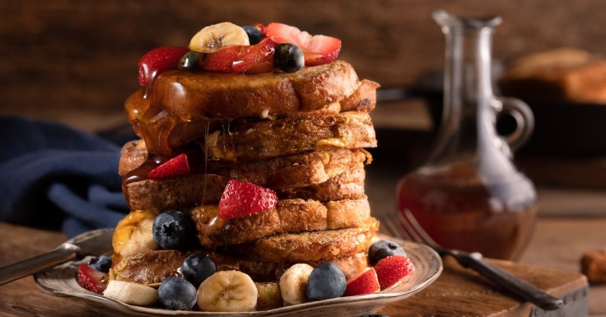 Stack of Homemade French Toast