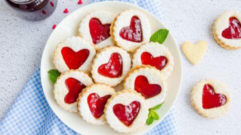 Sweet Homemade Vegan Linzer Cookies