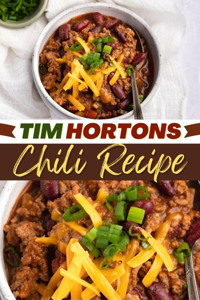 Tim Hortons Chili Recipe (Copycat Version) Insanely Good