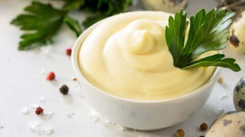 Bowl of Homemade Miracle Whip