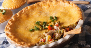 Campbell's Chicken Pot Pie with Wooden Spoon
