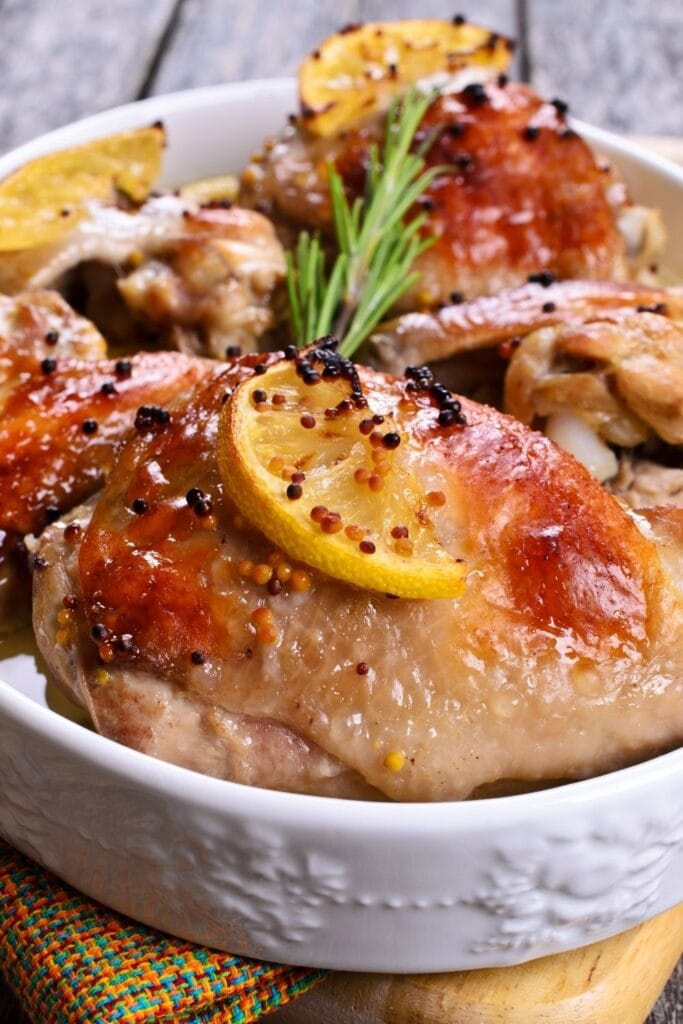 25 Easy Rosemary Recipes From Dinner To Drinks featuring Chicken Baked Lemon with Rosemary