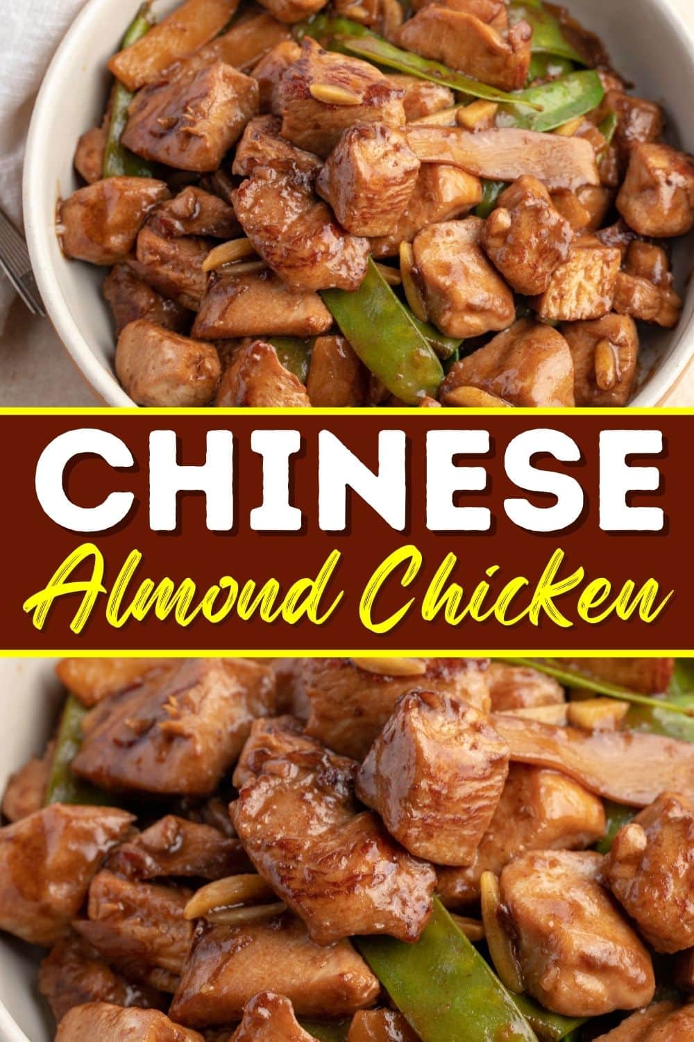 Easy Chinese Almond Chicken Recipe - Mapping With Mandy