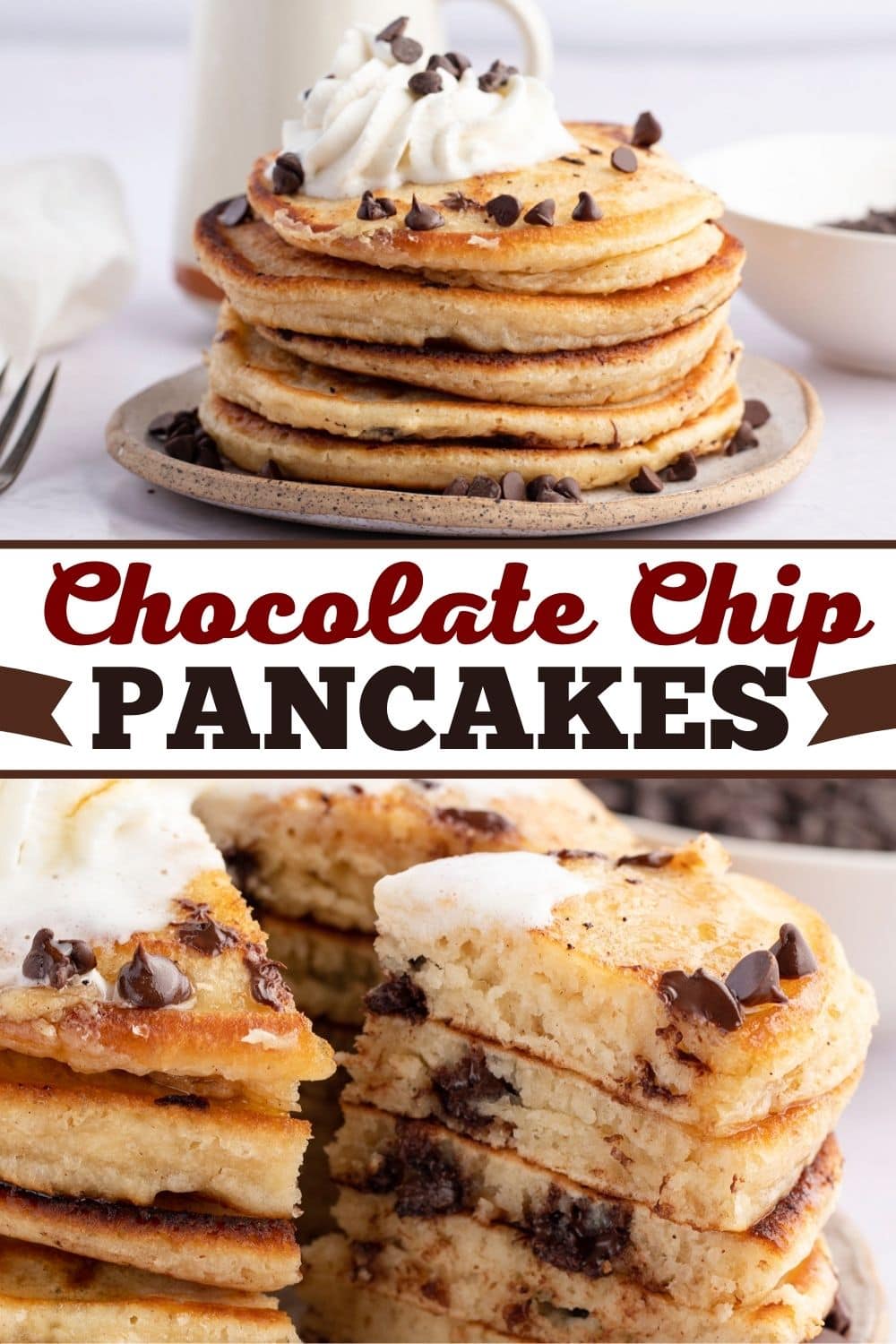 Chocolate Chip Pancakes Insanely Good