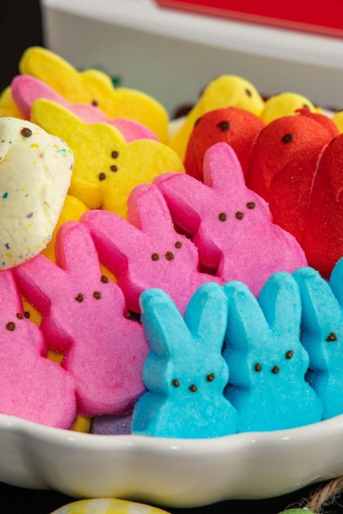 Colorful Peeps Chicken and Bunny Marshmallows