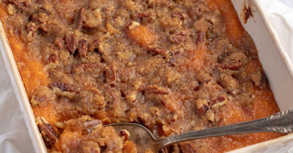 Hearty Homemade Ruth Chris Sweet Potato Casserole with Pecans