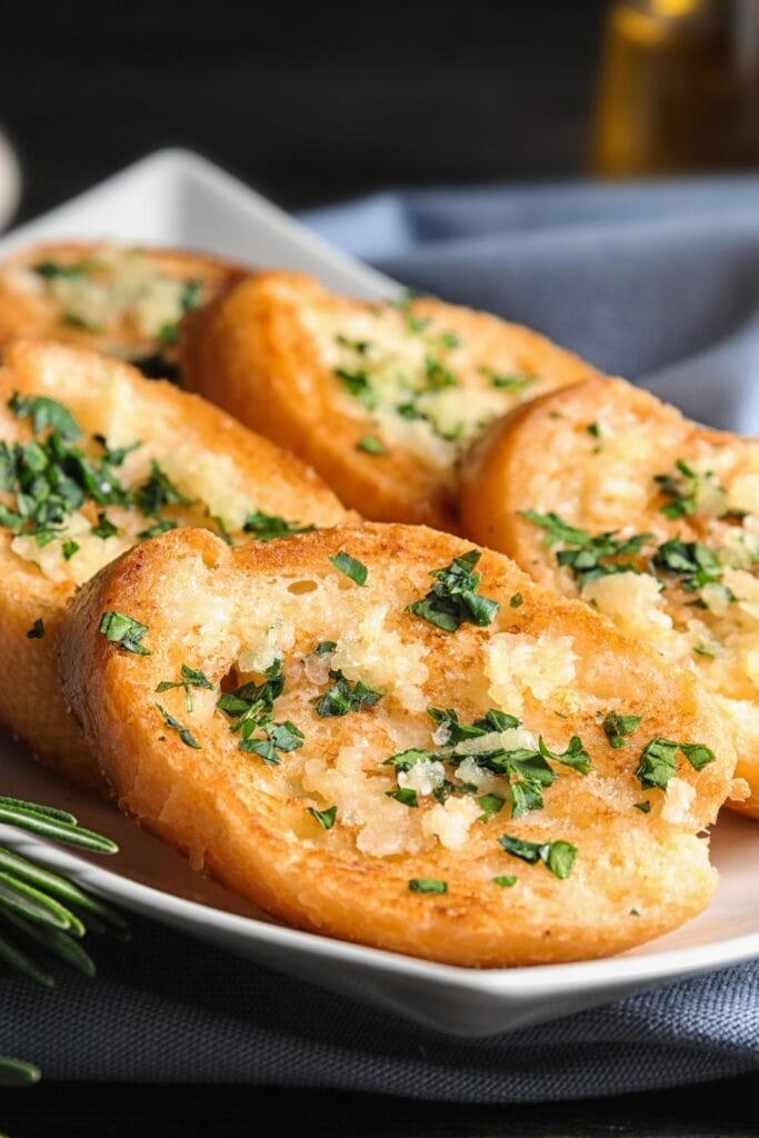 Homemade Garlic Bread with Herbs
