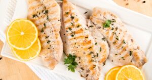 Homemade Grilled Rockfish with Lemons