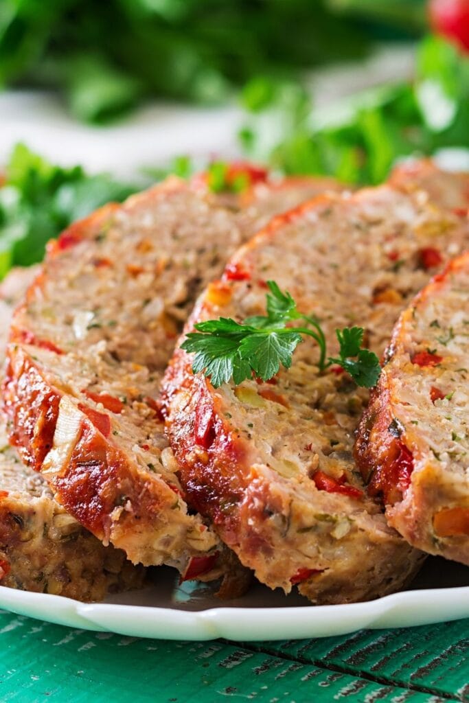 17 Delicious Tennessee Foods featuring Homemade Meatloaf in a Plate