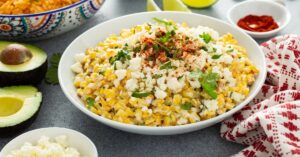 Homemade Mexican Street Corn with Cotija Cheese