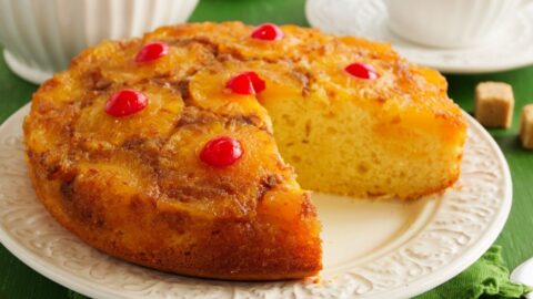 Homemade Pineapple Upside Down Cake