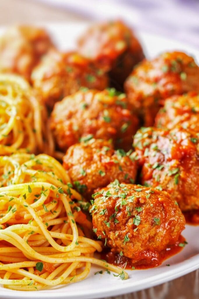 30 Easy Meatball Recipes From Around the World featuring Homemade Spaghetti and Meatballs