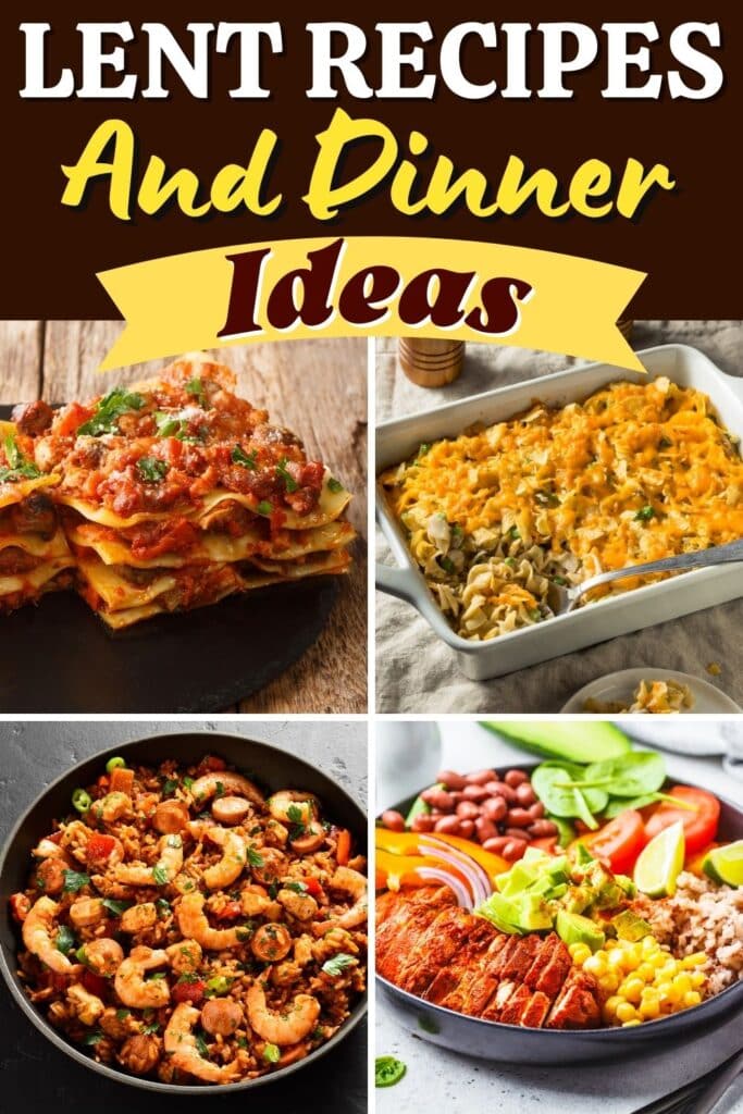 Lent Recipes and Dinner Ideas