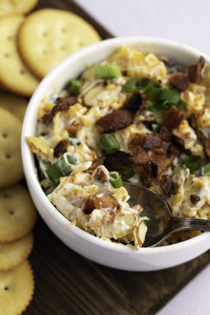 Neiman Marcus Dip with Spoon and Crackers