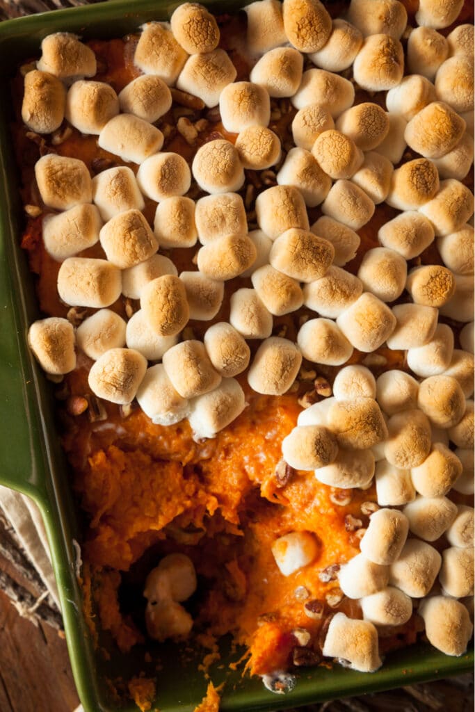 Paula Deen's Sweet Potato Casserole with Marshmallows