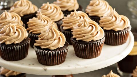 Sweet Homemade Irish Cream Cupcakes